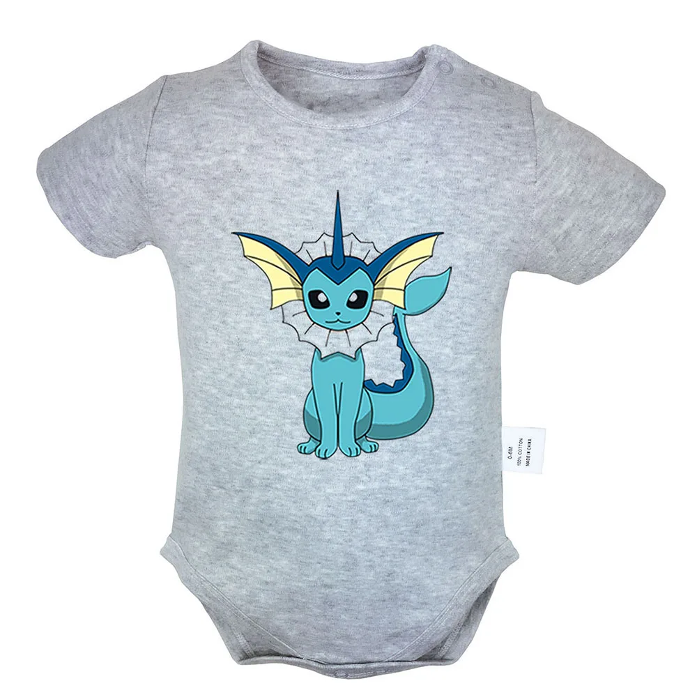 Дизайн Pokemon Sylveon Umbreon vaporion Lapras Lickitung, Униформа-комбинезон для новорожденных мальчиков и девочек, боди с принтом для младенцев - Цвет: ifBaby997GD