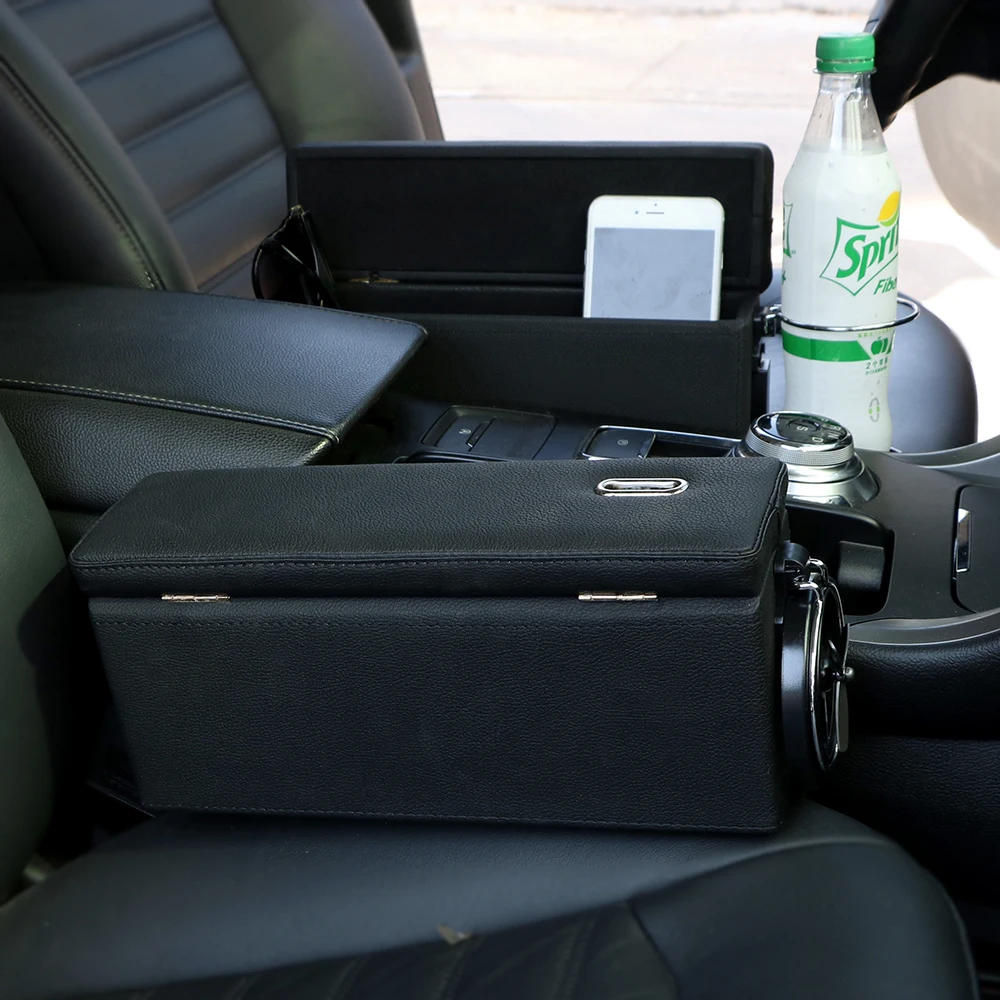 YOSOLO Car Seat Crevice Storage Box Auto Seat Organizer Stowing Tidying Universal Phone Drink Cup Holder Car Styling Accessories