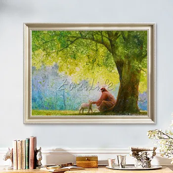 

Jesus Christ Jesus Canvas Posters and Prints Wall Art Pictures for living room Home Decor cuadros decoracion Oil painting 86