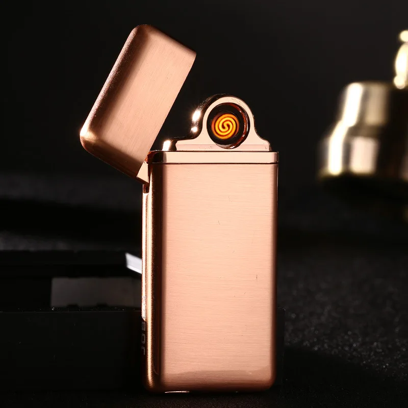 1pcs USB rechargeable lighter double sided tungsten wire windproof