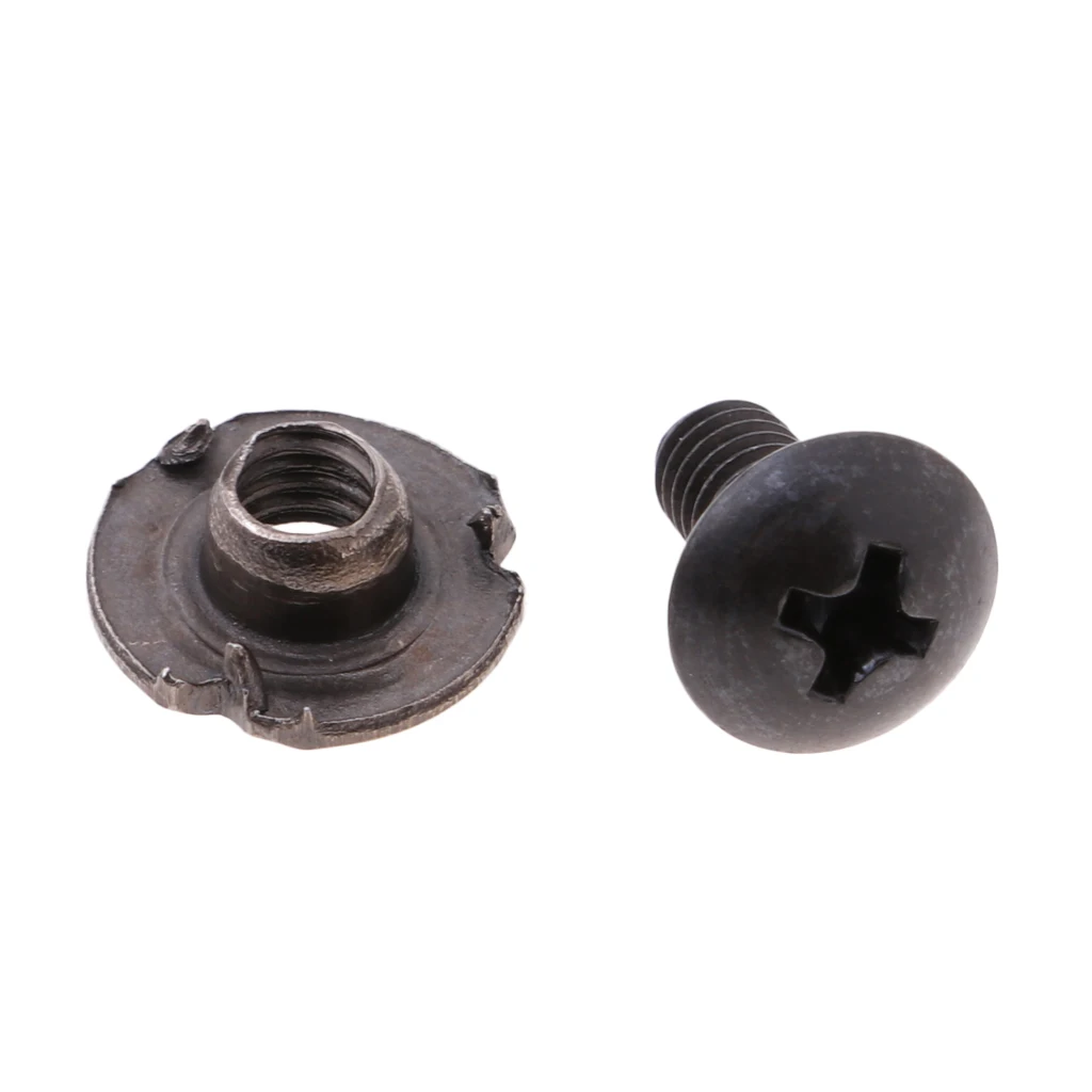 8 Pairs Alloy Inline Skates Screws Nut Bolts Roller Skate Replacement Parts 