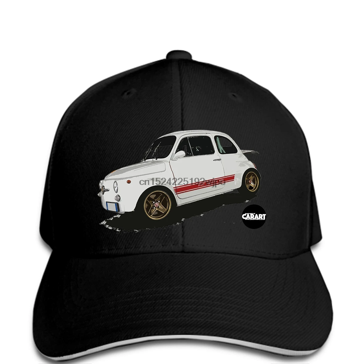 

Men Baseball cap Summer Fashion Casual Baseball caps Fiat 500 Abarth Car Art Grey women