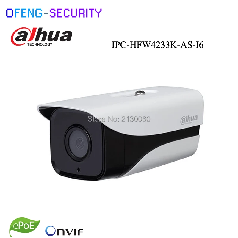 Original Dahua Starlight Camera 2Mp IPC HFW4233K AS I6 IP