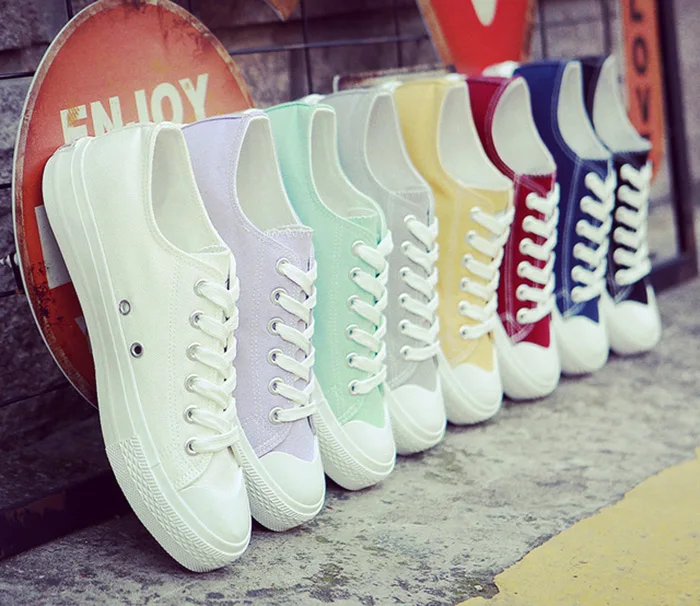 Canvas-shoes-woman-2017-summer-solid-color-hot-fashion-white-casual-women-shoes