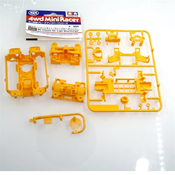 Оригинальная tamiya CNC MS MSL шасси 95235 95234 95246 Розовый Серебряный Фиолетовый с зеленым оранжевым красным для tamiya мини 4wd гоночных автомобилей