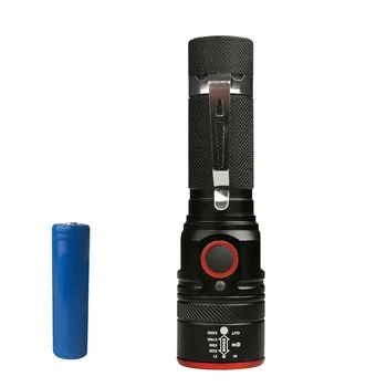 

USB Rechargeable Led Flashlight 18650 Hard Light T6 3 Modes Torch Flashlight With Cable Linterna Led Zaklamp Lanterna 40JUN25