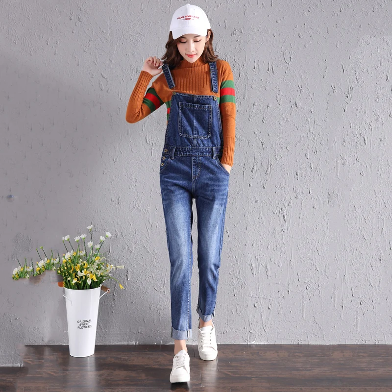 jeans with straps