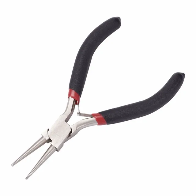 1pcs 5" Steel Jewelry Plier Round Nose Pliers Platinum Carbon Hardened