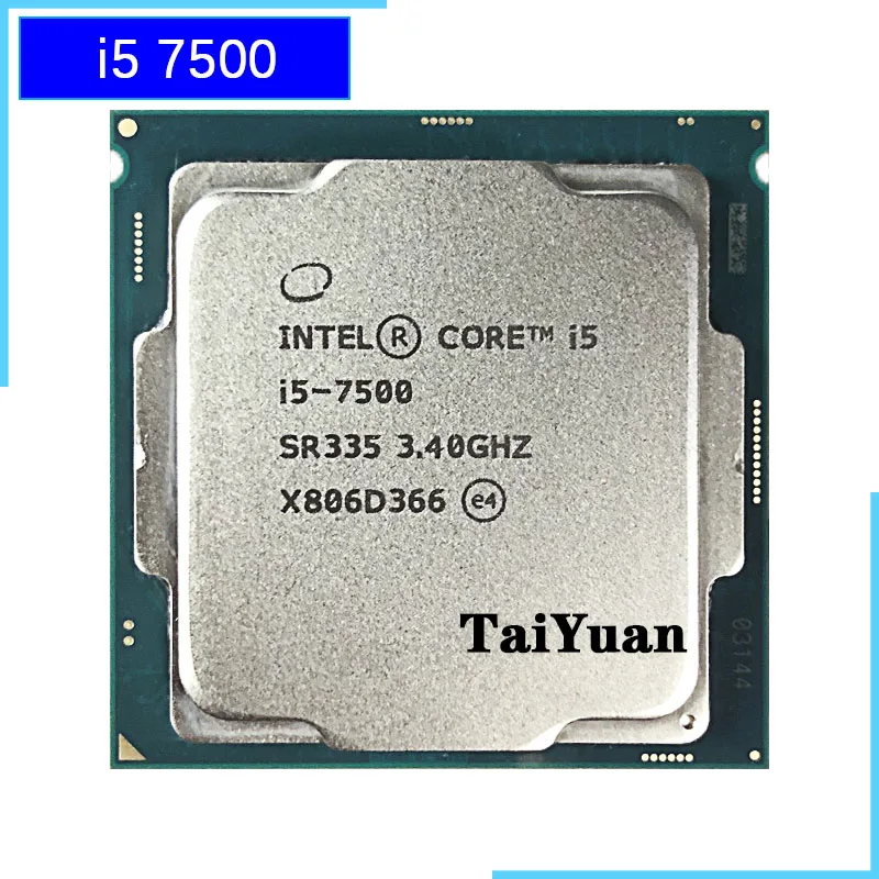 Intel Core i5-7500 i5 7500 3,4 ГГц четырехъядерный процессор 6M 65W LGA 1151
