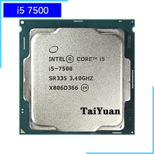 Intel Core i5-7500 i5 7500 3.4 GHz dört çekirdekli dört iplik CPU İşlemci 6M 65W LGA 1151