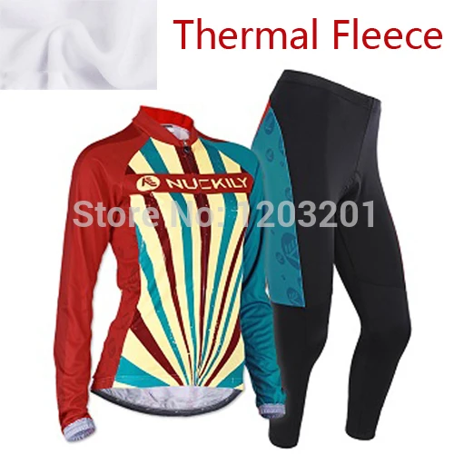 New Brand NUCKILY Women Winter Long sleeve Bicycle...