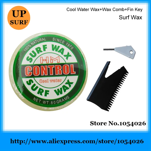 Surf Wax Cool Water Wax+surf wax comb+Fin Key Good Quality surfboard wax