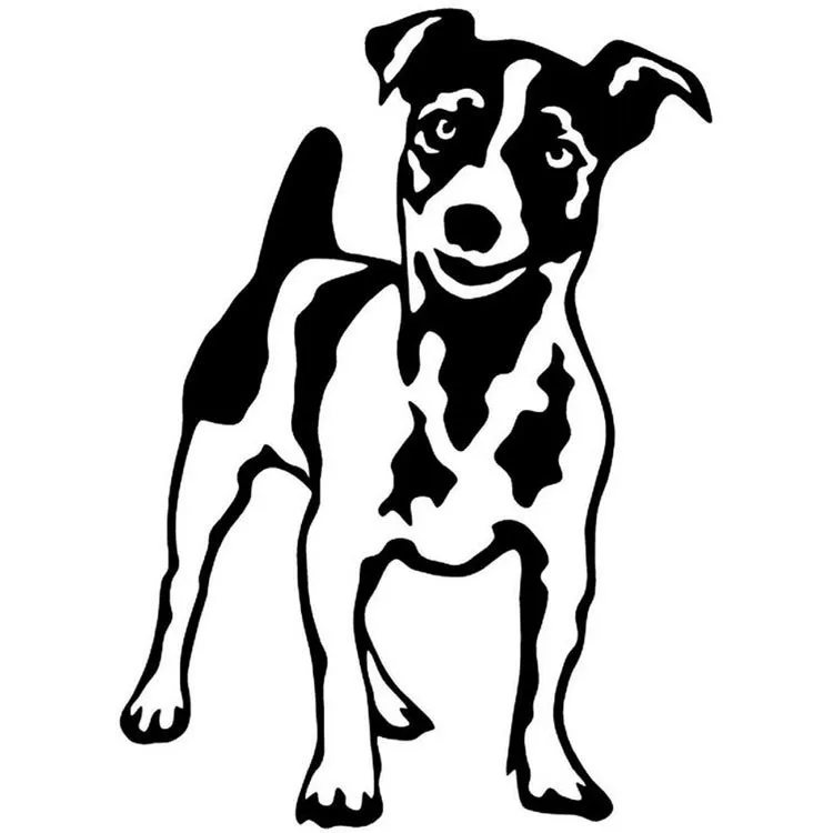 

10.3*14CM JACK RUSSELL TERRIER Car Sticker Decal Fun Pet Motorcycle Decals Car Styling wallpaper car styling C2-0373