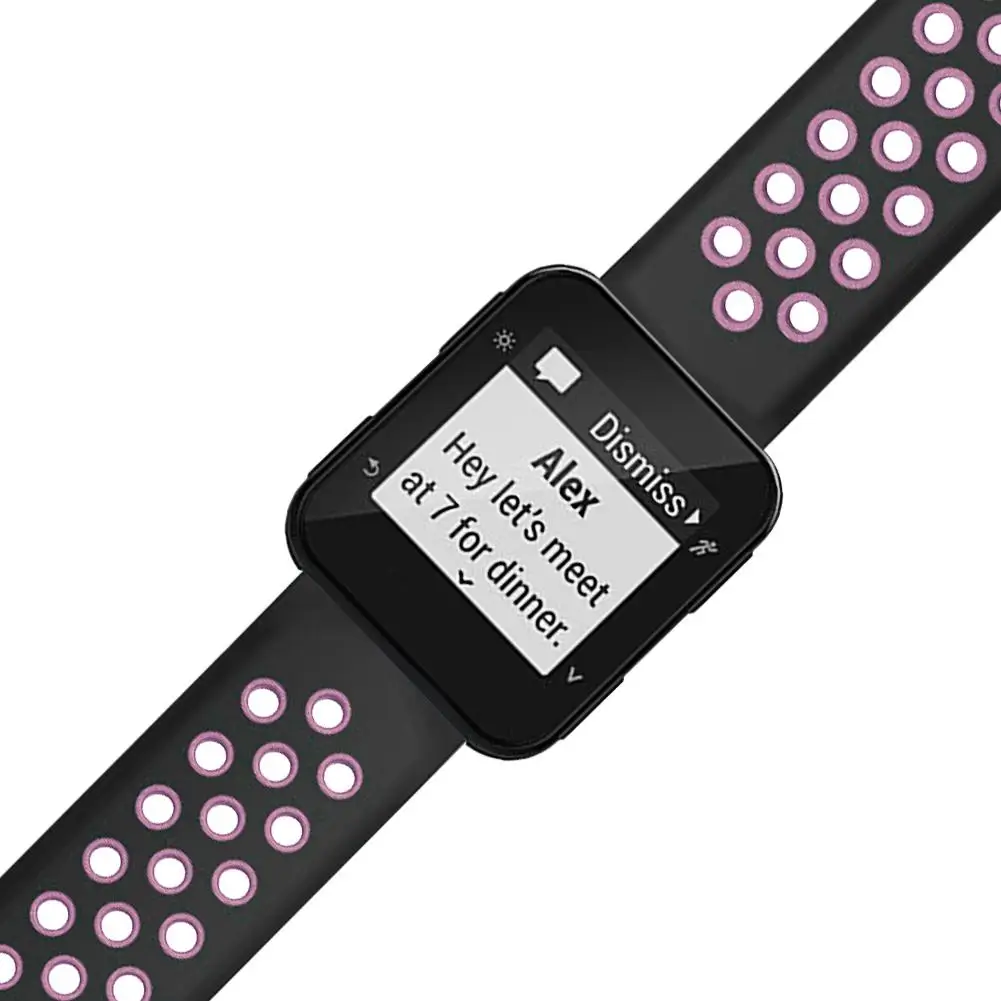 Быстросъемный силиконовый спортивный ремешок на запястье Quickfit часы ремешок для Garmin Forerunner 35 Smartwatch # BO