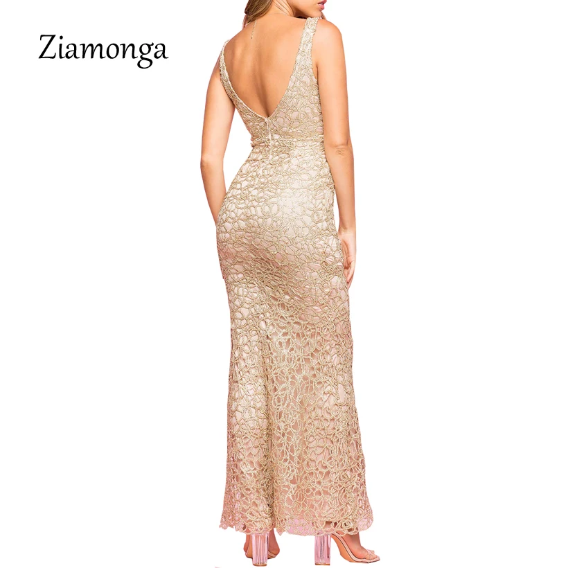 Ziamonga кружевное платье Модная одежда Vetements Сарафан Vestidos Longo Jurken женская одежда макси длинное платье элегантное женское платье