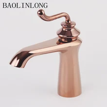 BAOLINLONG New Styling Brass Deck Mount Bathroom Faucet Basin Vanity Vessel Sinks Mixer Tap Faucet kemaidi new arrival bathroom faucet round paint golden bowl sinks vessel basins washbasin ceramic basin sink