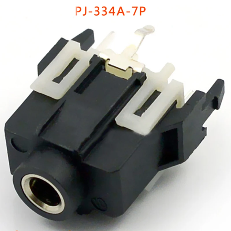 30pcs Jack 3 5mm Audio Connector Vertical Board PJ 334A 3 5mm Headphone Jack Earphone Interface Audio Socket For Toy Switch