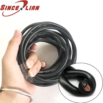 

1Meter High Temperature Test Line Wire Silicone Cable 2 core 0.3 Square Cold and Oil Proof Ultra Flexiable OD 4.6mm Line