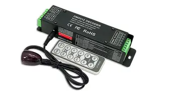 

DMX-SPI-200 DMX-SPI Decoder with IR remote;support WS2801/WS2811/WS2812/WS2812B/TM1804/TM1809/INK1003/1903.etc IC