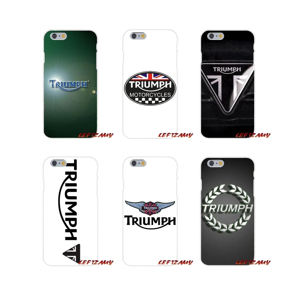 Для iPhone X XR XS MAX 4 4S 5 5S 5C SE 6 6S 7 8 Plus ipod touch Triumph аксессуары для мотоциклов чехлы