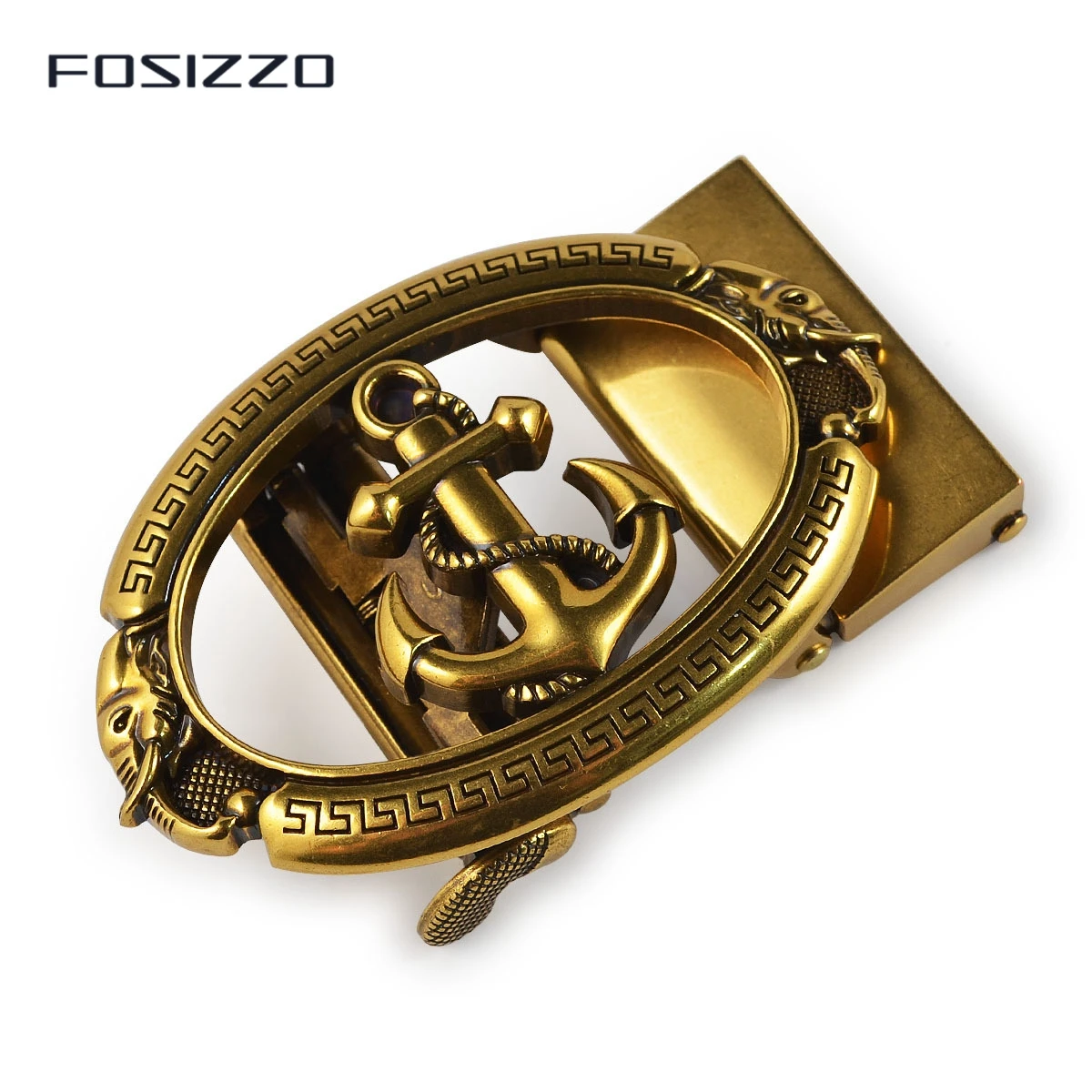 

FOSIZZO New Fashion Men's Buckle Zinc Alloy Automatic Buckle 3.6CM #0430