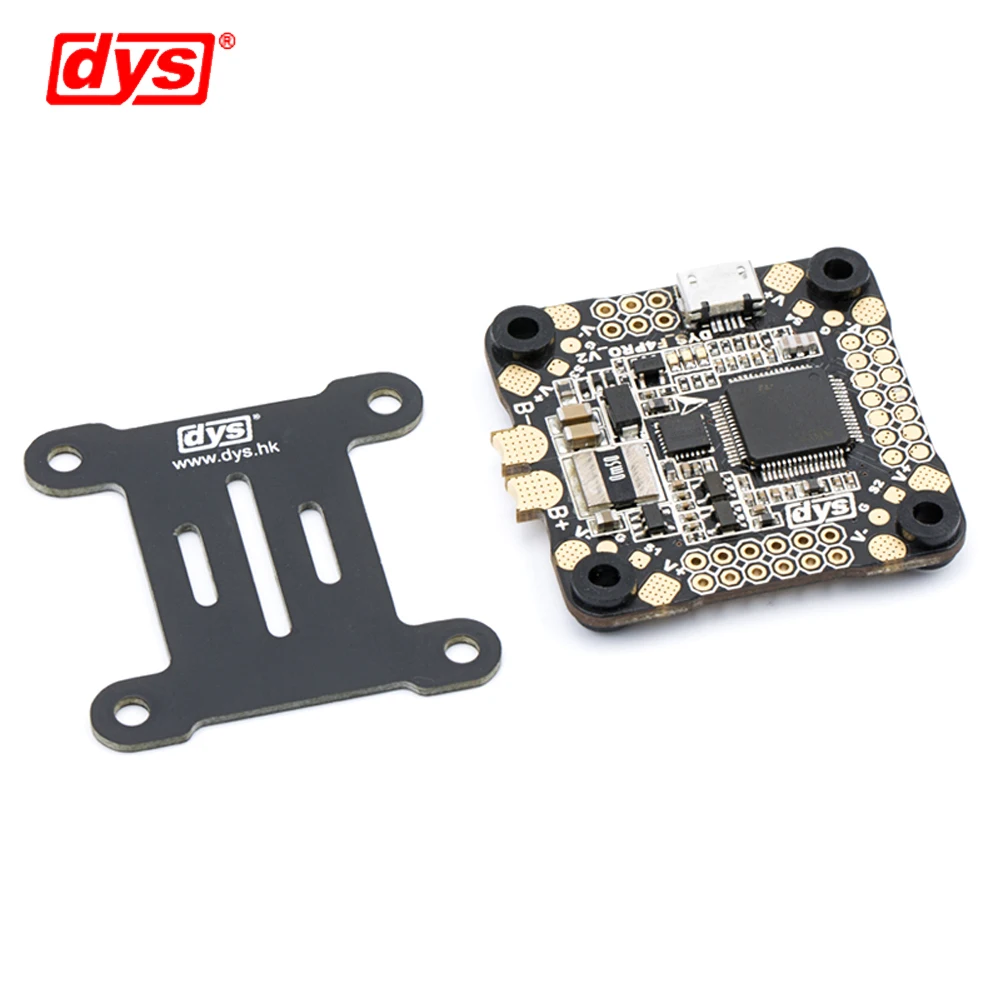 DYS управление полетом F4 PRO V2 Betaflight с 5 V/3A 9 V/1.2A BEC интегрированная схема защиты бортовой OSD плоский кабель