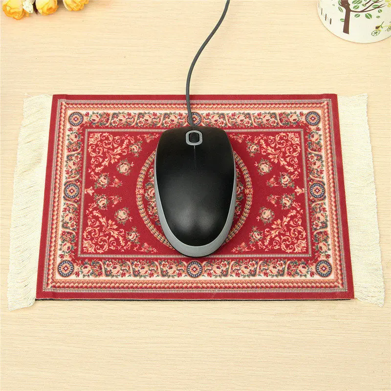 S SKYEE 23x18cm Vintage Rug Persian Mat Mouse Pad Carpet Pattern Mouse