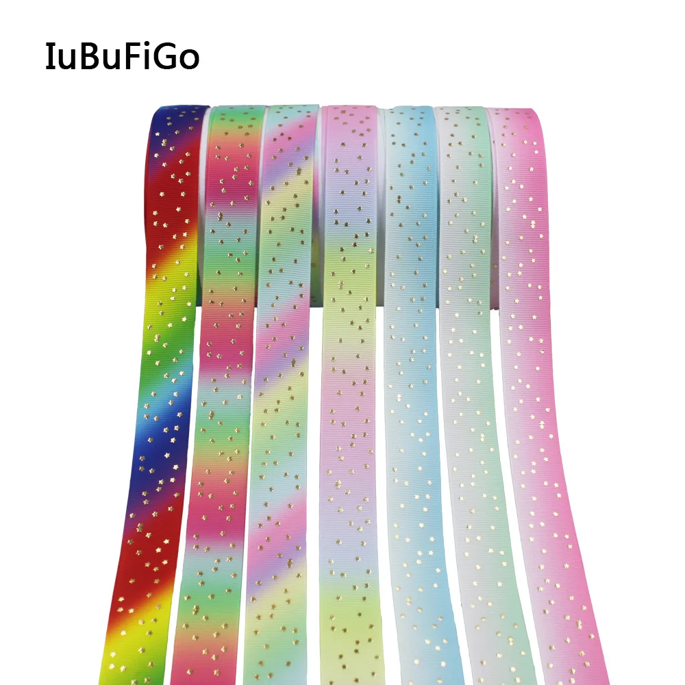 [IuBuFiGo] лента из золотой фольги фотозвезда для рукоделия упаковка банта