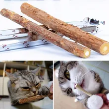 Cat cleaning teeth Pure natural catnip pet cat molar Toothpaste stick actinidia fruit cat snacks sticks C2011P10