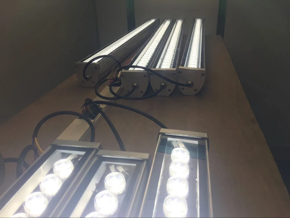 Сверхмощный алюминиевый открытый профессиональное освещение 36 W DC24V IP65 1 м светодиодный настенный светильник с новой уникальной технологией рассеивания для здания СИД защитный гостиничный стенной