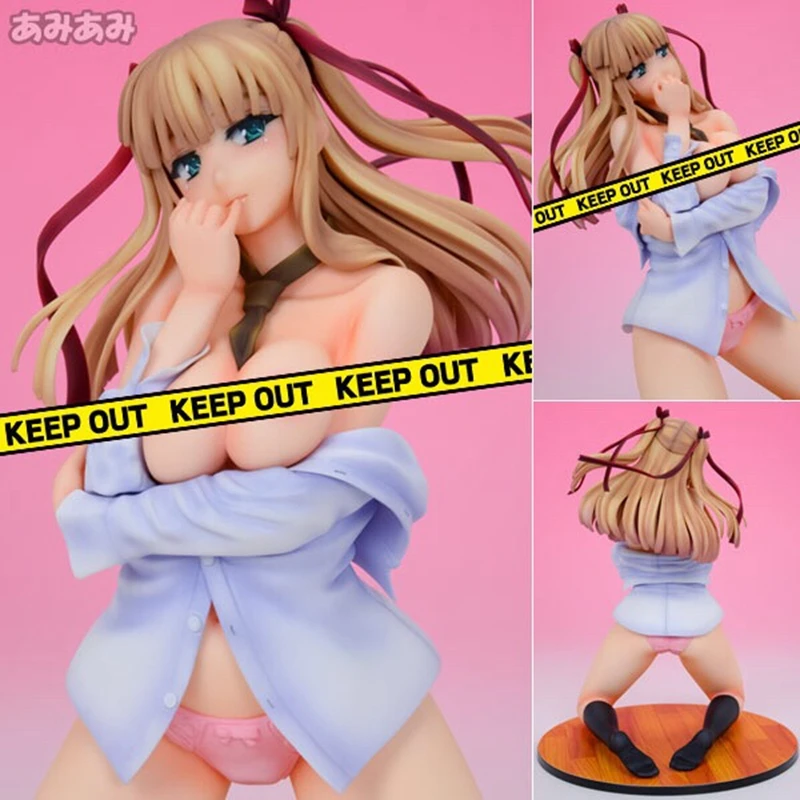 

Anime Fuzzy Lips My Student Cyanosis White Shirt Kneeling Ver Model Action Figure Sexy Girl 12cm