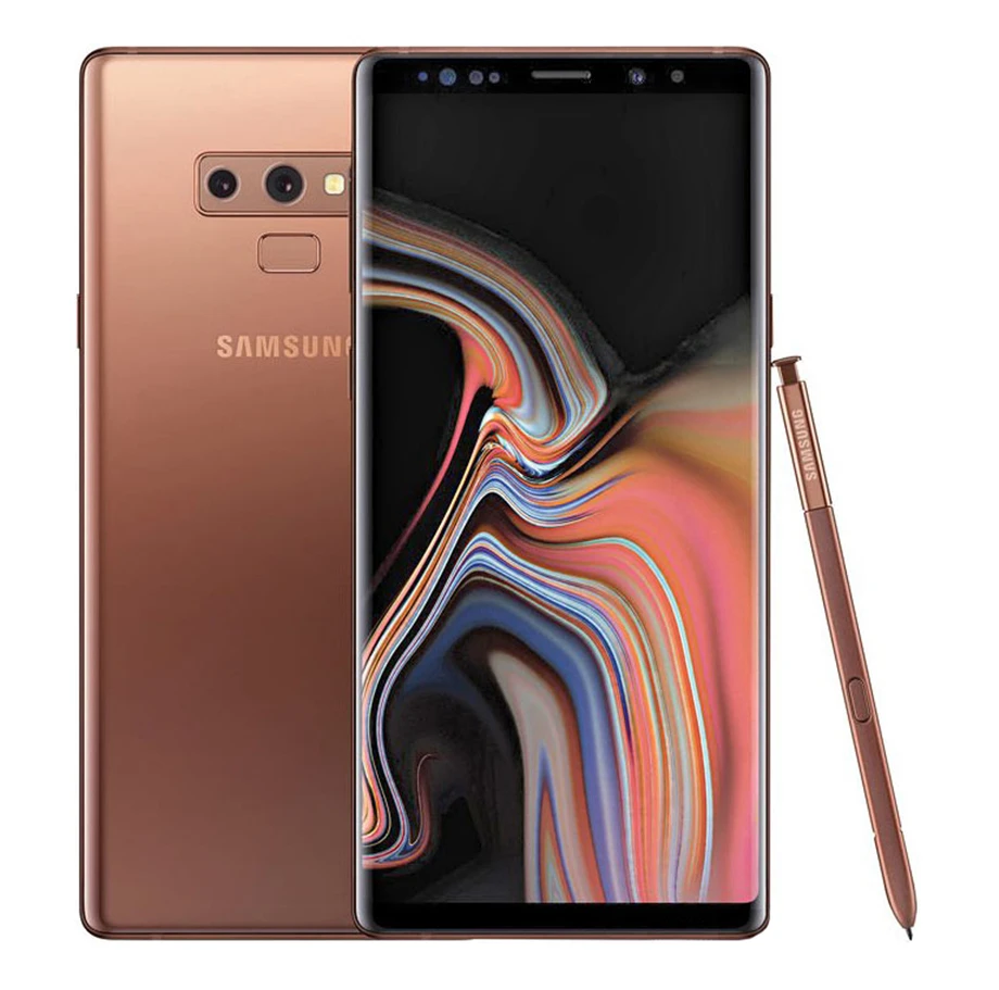 Samsung Galaxy Note9 n9600 Dual Sim Unlocked LTE Android Mobile Phone Octa Core 6.4" Dual 12MP&8MP RAM 8GB ROM 512GB NFC