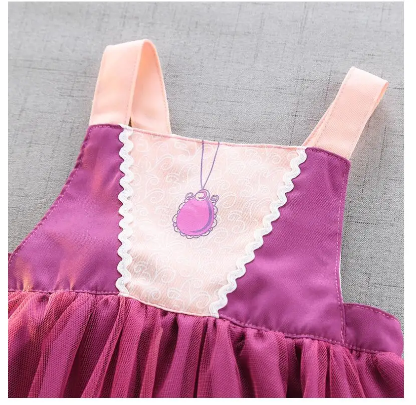 A New Kind of Apron for Children Princess Sophia Ice and Snow Apron for Painting, Dining, Waterproof and Oil-proof Cover