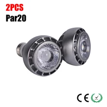 2 шт. светодиодный PAR20 параболический алюминизированный отражатель E27 лампа AC220V ювелирный магазин шоу-рум Костюмы лампы для склада лампы Супер яркий