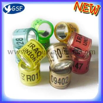

personalized aluminium&plastic birds ring for pigeon racing wholesale free size