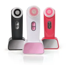 Беспроводная зарядка ультразвуковая кисточка для лица система очистки кожи лица дермабразия Aboel Очищающая щетка для лица