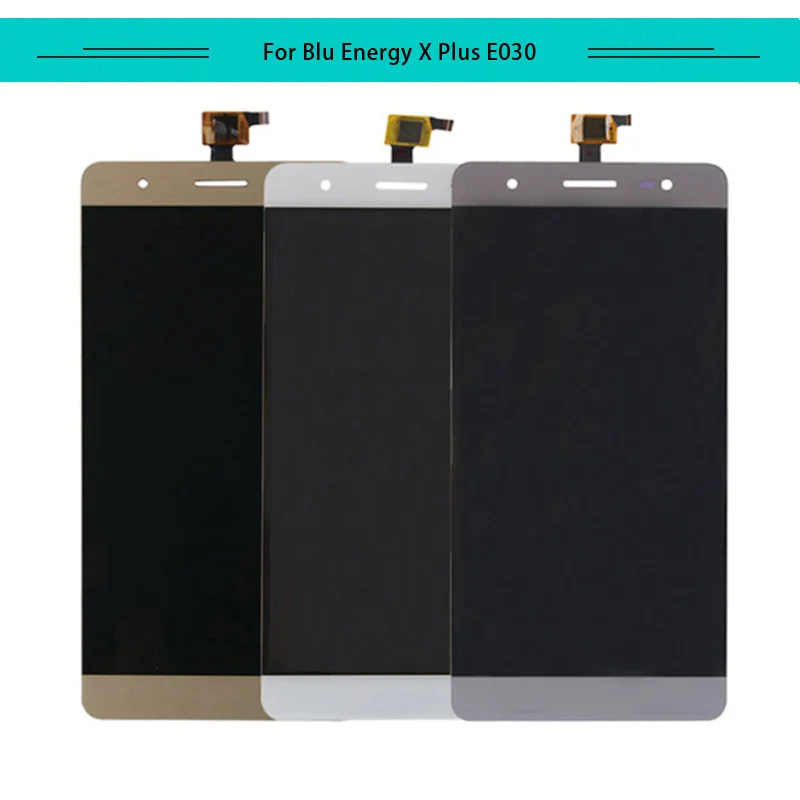 1 шт./лот для Blu Energy X Plus E030U E030L E030 Полный ЖК-дисплей с сенсорным экраном Aseembly