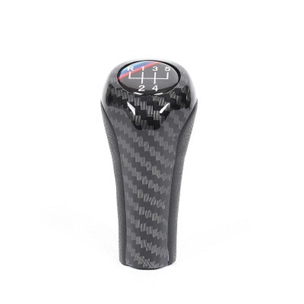 Beste 5 OF 6 Speed Auto Pookknop Hoofd Voor BMW E39 E36 E34 E46 E90 X Serie Auto Handleiding transmissie Shifter Lever Cover