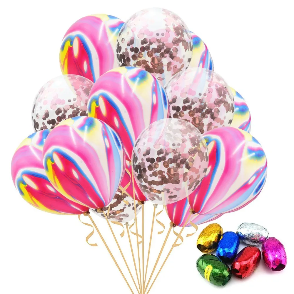 12-Inches-Transparent-Rose-Gol