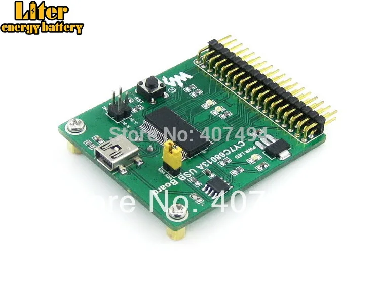 

CY7C68013A Board EZ-USB FX2LP CY7C68013A USB Module with Embedded 8051 &24LC64 (EEPROM) onboard USB Communication Module Kit