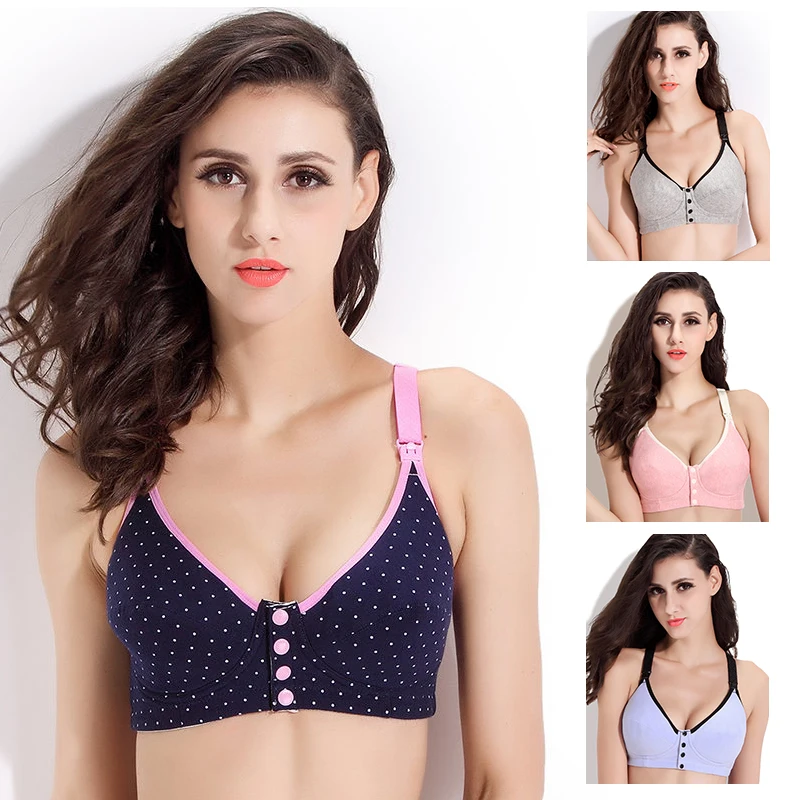 

MODENGYUNMA Breast Feeding cotton Maternity bras prevent sagging for women soutien gorge allaitement Nursing Bras pregnant