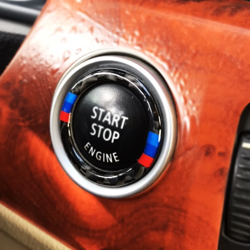 Для BMW 3 серии E90 E92 E93 E89 Z4 M Спорт мягкий углеродное волокно двигатель старт стоп