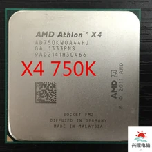 Для AMD Athlon II X4 750K(3,4 ГГц/4 Мб/4 ядра/Socket FM2/904-pin) AD750KWOA44HJ четырехъядерный процессор