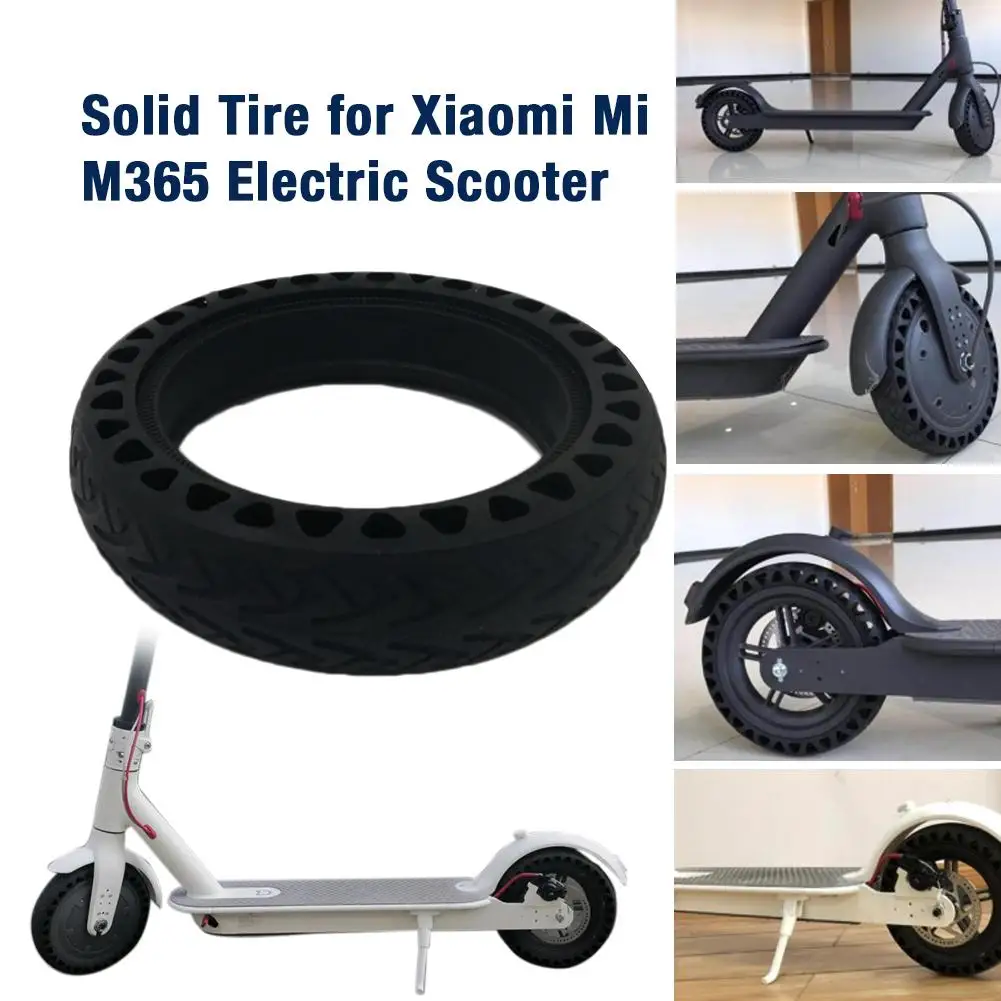 

Solid Tire Tubeless Drilled Scooter Replacement Tire for M365 Electric Scooter 8.5 Inches