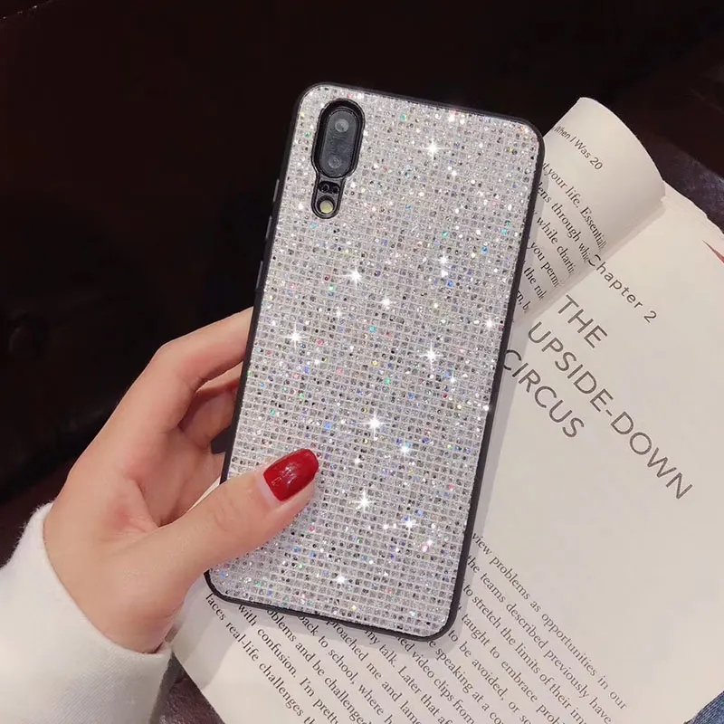 Блестящий чехол для Huawei P30 Pro Mate 20 P10 P20 Lite Nova 4 3i P Smart Plus Honor 8X 9i 10 lite мягкий