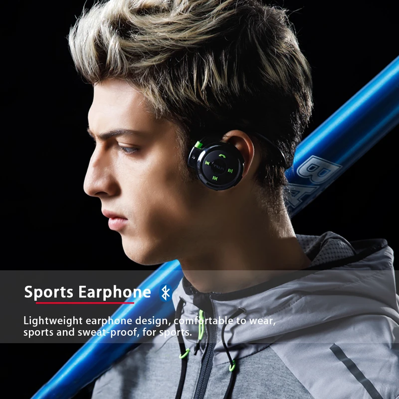 PLUFY Bluetooth earphone Wireless Headphones Sports Sweatproof Headset Auriculares Bluetooth Inalambrico Ecouteur Radio MP3