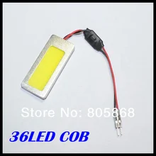 5 Вт удара Панель 36LED свет салона автомобиля T10 гирлянда света Купол BA9S адаптер 12 В автомобиль LED Панель