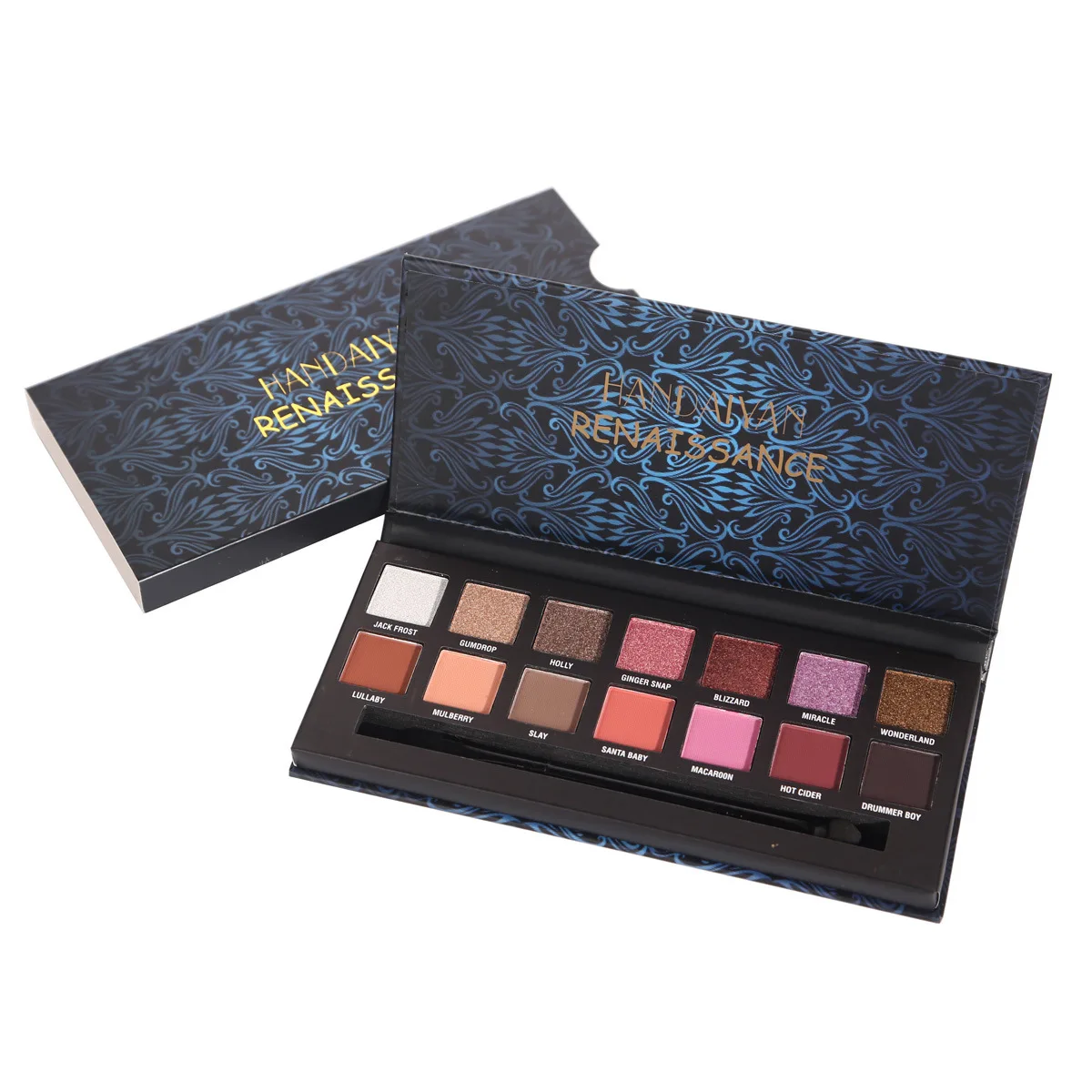 

RENAISSANCE Eyeshadow Pallete Matte Smoky Baking Powder Brush Pressed Eye Shadow Palette The Nude Balm Glitter ABH Cosmetic Set