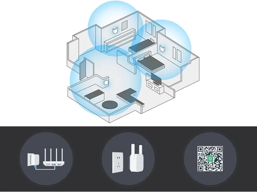 Xiaomi WiFi Электрический Cat WiFi повторитель 300 Мбит/с 2,4G беспроводной расширитель диапазона маршрутизатор Точка доступа усилитель сигнала