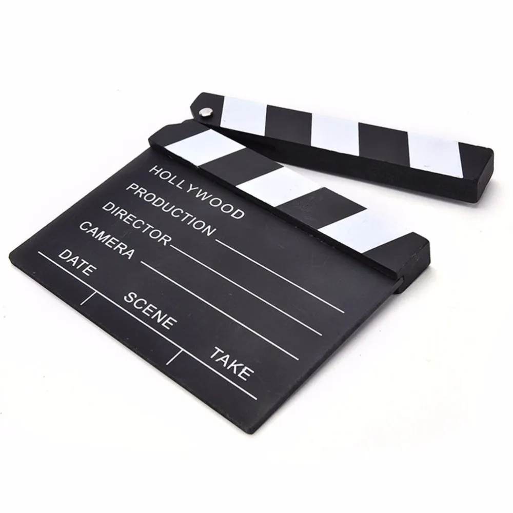 1 шт. Милые классической директор Видео хлопушкой Сцена Clapperboard ТВ фильм Плёнки Cut Опора новое поступление